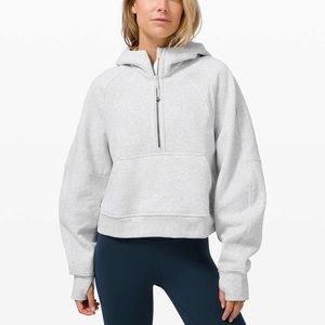Scuba oversized half zip grey xl/xxl